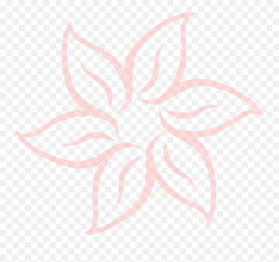 Drawing Of A Tropical Flower On A White Background Free Emoji,Tropical Flower Png