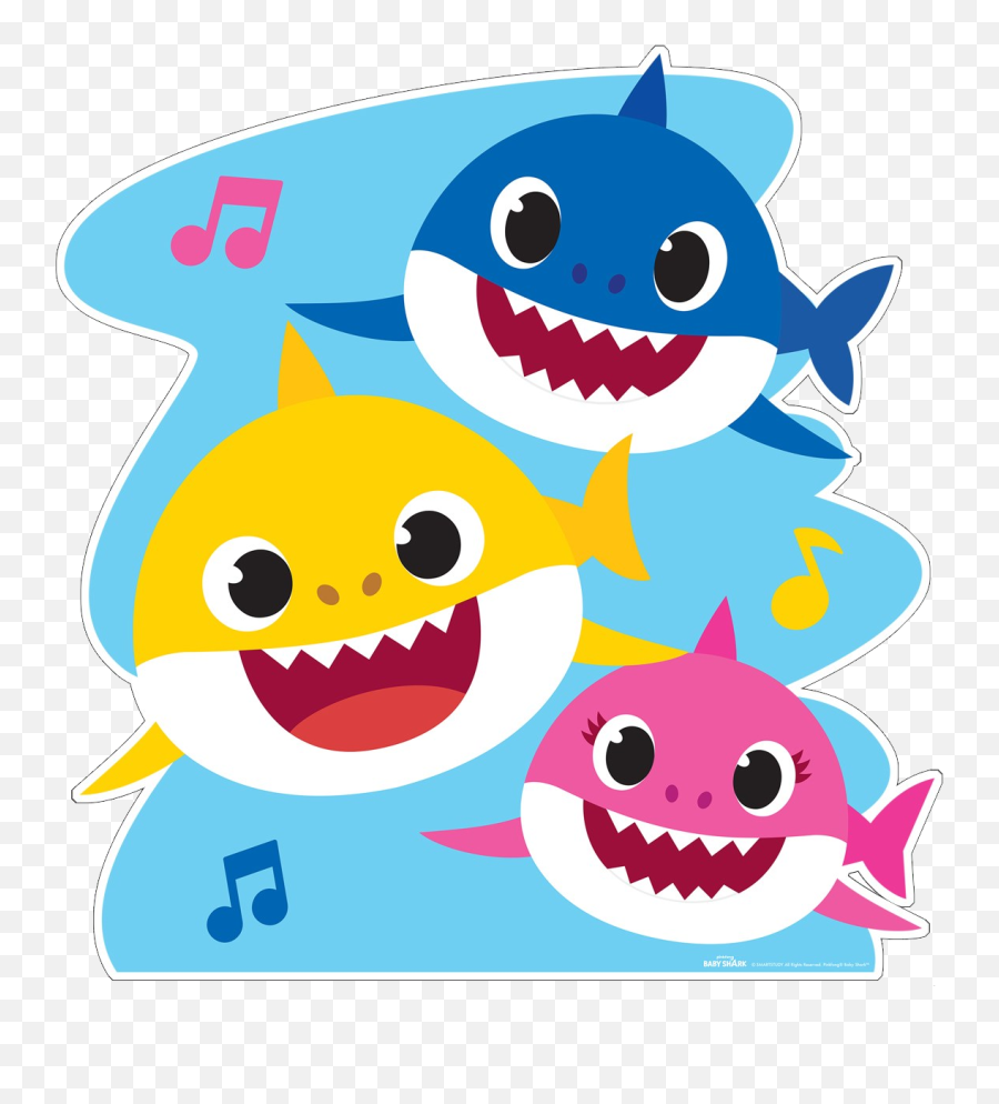 Baby Shark Png Transparent - Clipart Cute Baby Shark Emoji,Shark Clipart