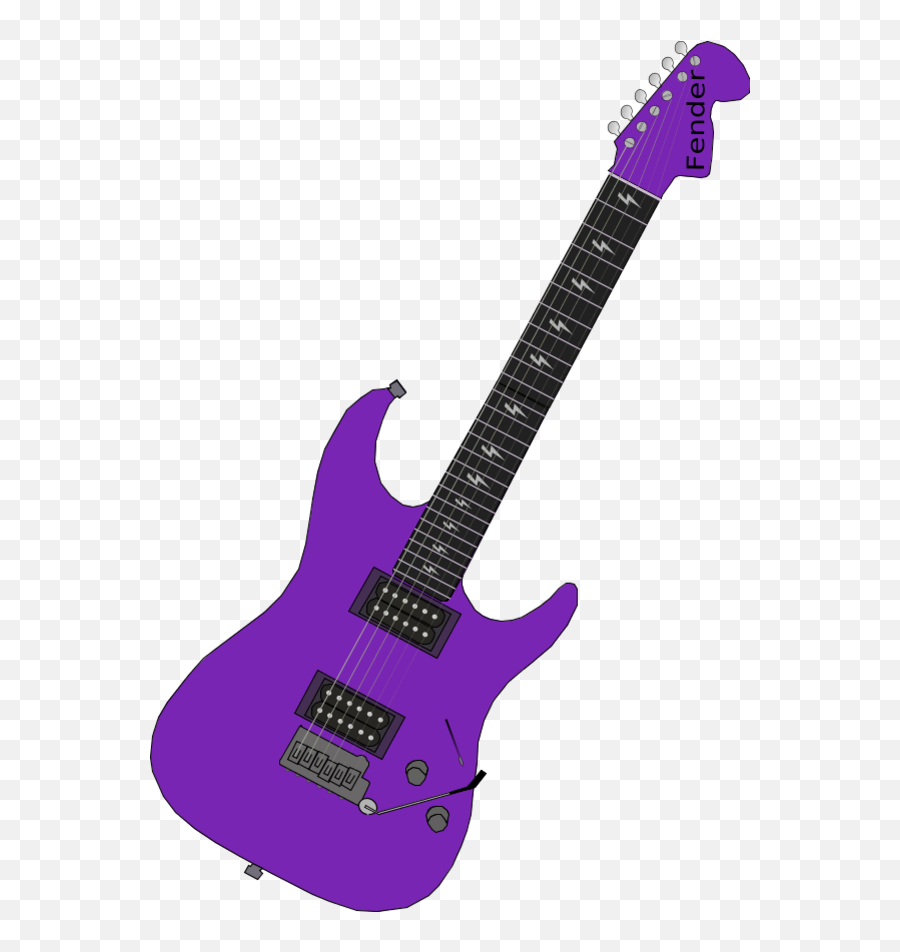 Guitar Vector Clipart Drawing Free Image - Electric Guitar Clip Art Emoji,Guitar Clipart