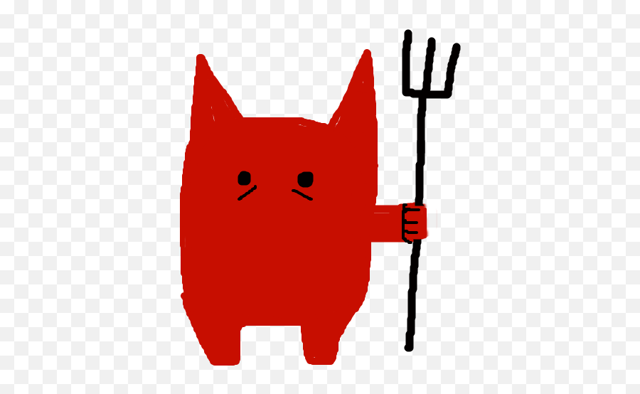Download Hd Drawn Demon Cute Demon - Cute Demon Png Emoji,Demon Png