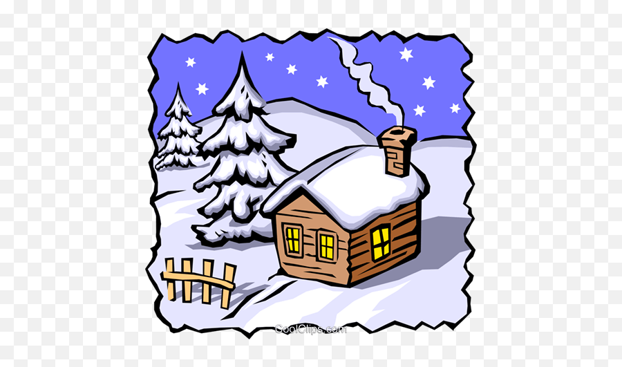 Winter Clip Art Scenes - Clip Art Images Of Winter Season Emoji,Winter Scene Clipart