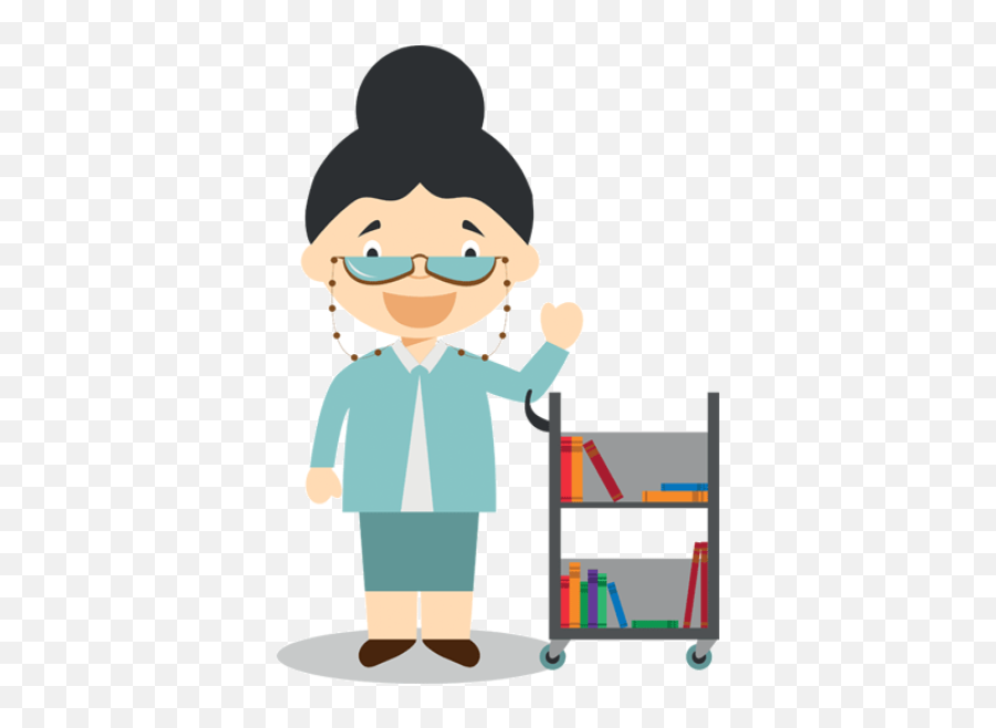 Librarian Emoji,Librarian Clipart