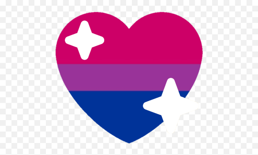 Bi Heart Emoji Discord Clipart - Bisexual Heart Discord Emoji,Transparent Heart Emoji