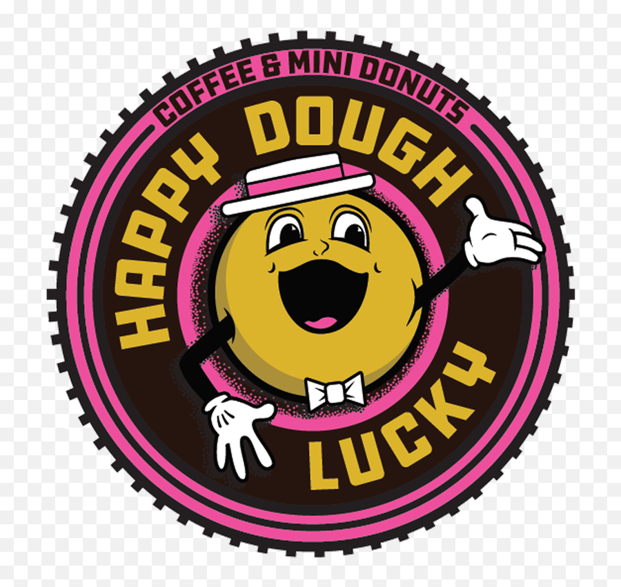 Happy Dough Lucky Coffee Mini Donuts - Happy Emoji,Donut Logo