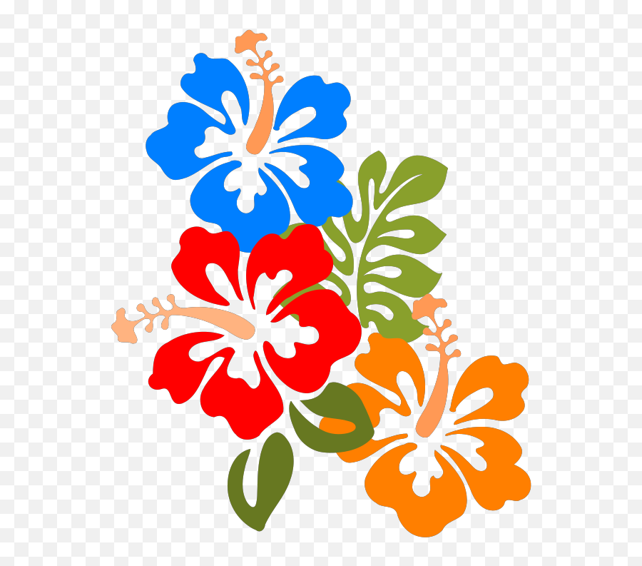 Hibiscus Flower Images Clipart - Hawaiian Flower Png Emoji,Hibiscus Clipart