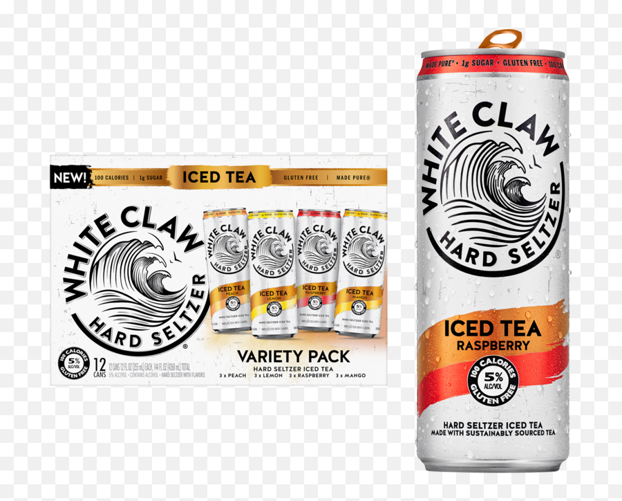 White Claw Hard Seltzer Iced Tea - White Claw Iced Tea Emoji,White Claw Png