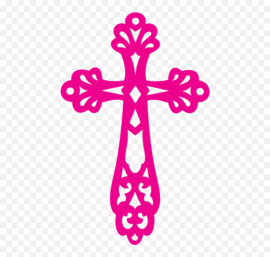 Easter Cross Clip Art - Pink Celtic Cross Clipart Png Cross Emoji,Cross Clipart