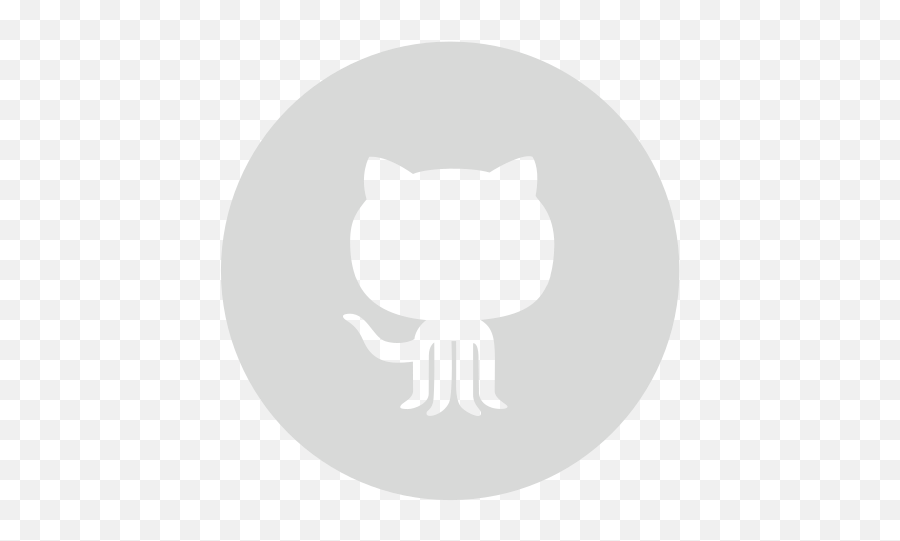 Gray Circle Github Icon - Logo Github Emoji,Github Icon Png