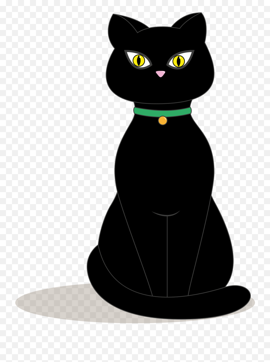 Cat Feline Pet - Free Vector Graphic On Pixabay Cat Emoji,Cute Black Cat Clipart