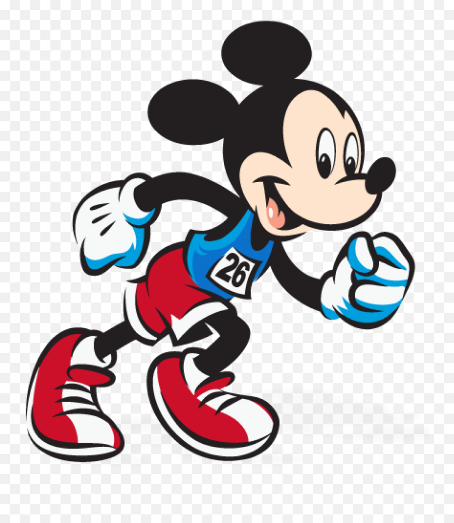 28 Collection Of Disney Running Clipart - Clipart Mickey Mouse Running Emoji,Disney World Clipart