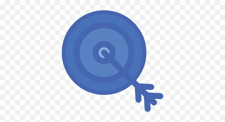 Bullseye Icon - Icono Diana Azul Emoji,Bullseye Png