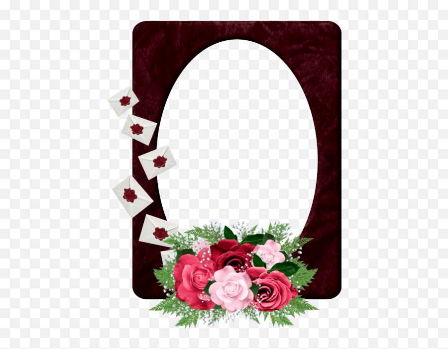 Download 79495590 Large Dbs Frame06 - Red Rose Bouquet Emoji,Bouquet Clipart