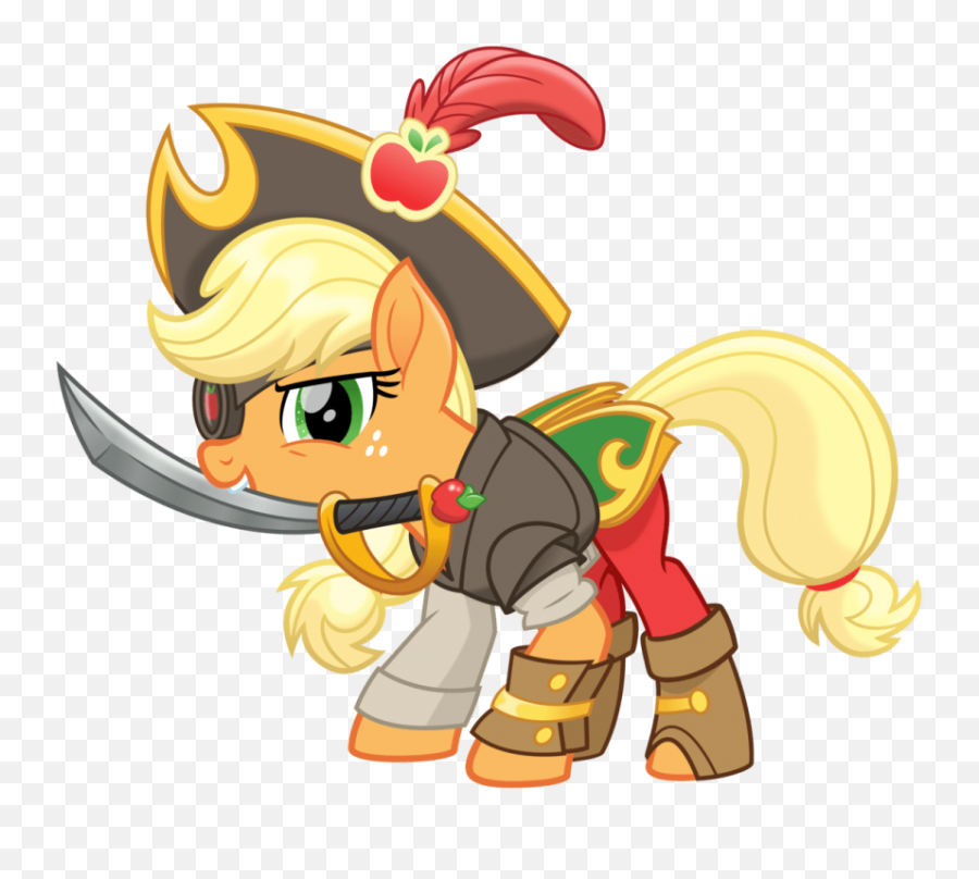 My Little Pony Applejack Movie Clipart - My Little Pony Piratas Emoji,Applejack Png