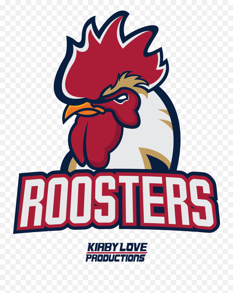 Kirby Love Productions - Logo Rooster Free Png Emoji,Mascot Logo
