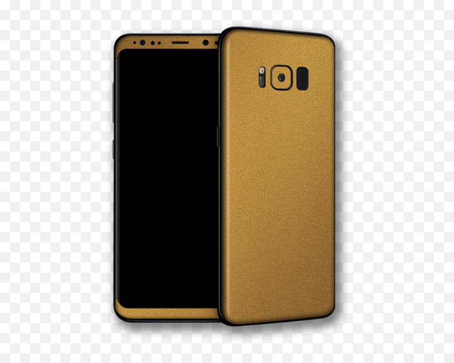 Samsung Galaxy S8 - Gloss Gold Metallic Skin Emoji,Galaxy S8 Png