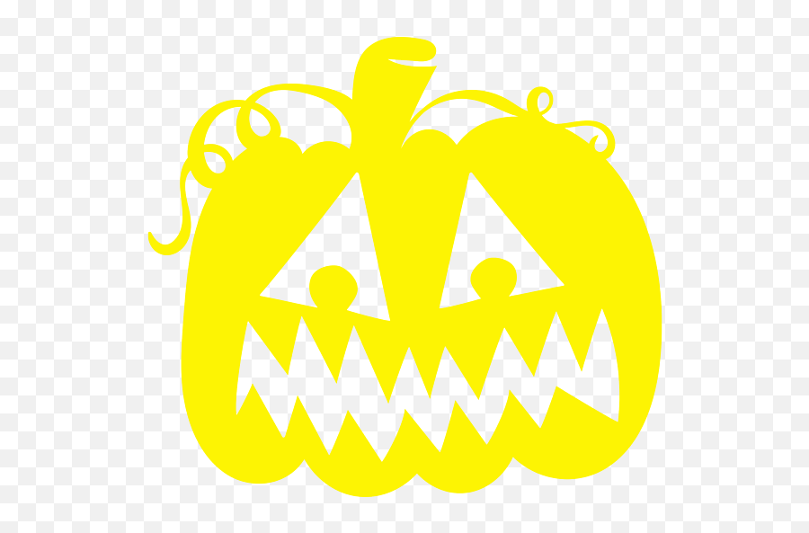 Halloween Jack O Lantern Face Pumpkin Yellow 6 T - Shirt For Emoji,Jack O Lantern Face Png