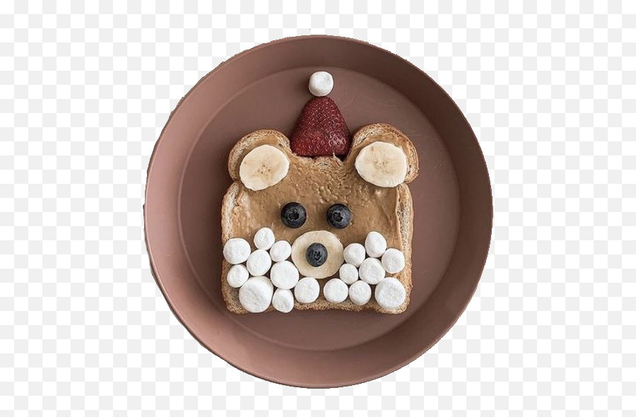 Christmas Bear Toast Png Christmas Bear Food Toast Emoji,Toast Png
