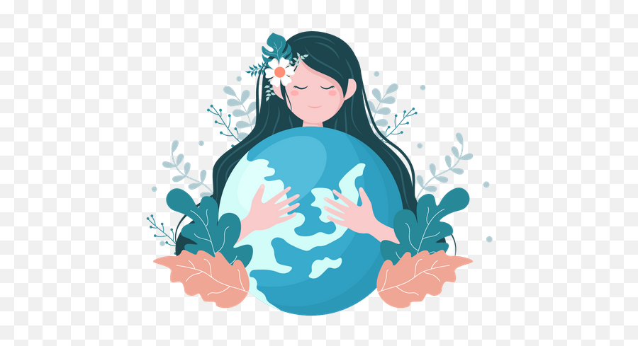 Premium Save Our Planet Earth Illustration Pack From Nature Emoji,Planet Earth Clipart