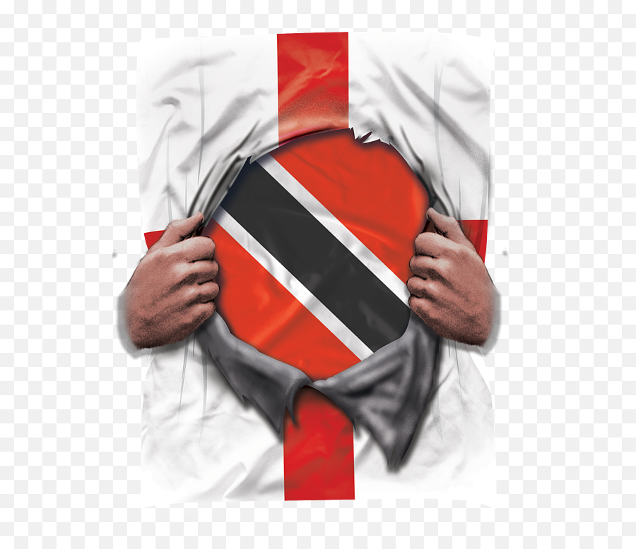Trinidad And Tobago Flag English Flag Ripped Beach Towel For Emoji,Trinidad Flag Png