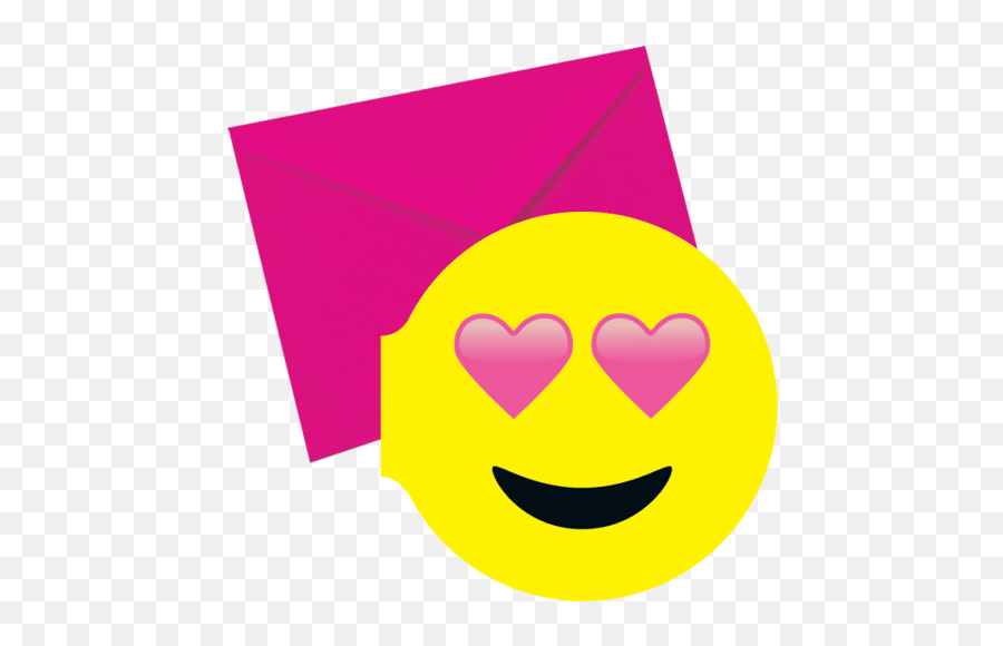 Heart Eyes Emoji Scented Notecards - Emojis And Stationary,Heart Eye Emoji Transparent