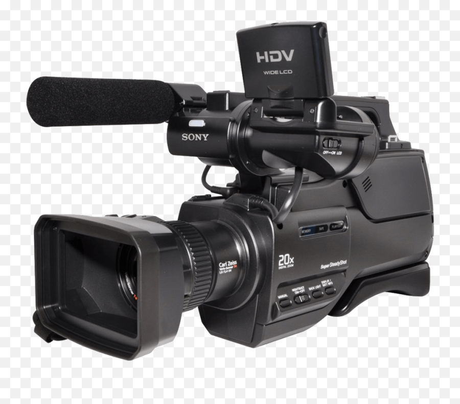 Hdv Sony Video Camera Transparent Png - Video Graphic Camera Png Emoji,Camera Png