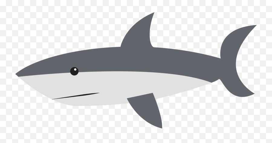 Clipart Cartoon Shark Png - Transparent Cartoon Shark Png Emoji,Shark Clipart