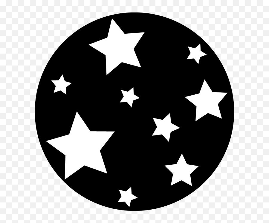 Apollo Show Stars Gobo Emoji,Transparent Star Texture