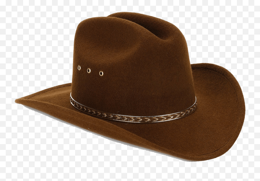 Cowboy Hat Brown Felt Transparent Png - Cowboy Hat Emoji,Cowboy Hat Transparent