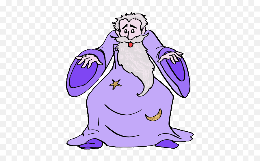 Wizard Casting A Spell - Cool Wizard Casting A Spell Emoji,Wizard Clipart