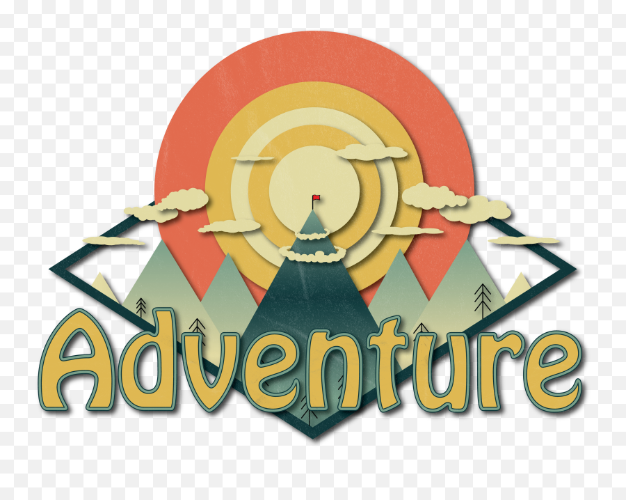 Cool Mountain Adventure Design - Adventure Cool Font Emoji,Cool Text Logo