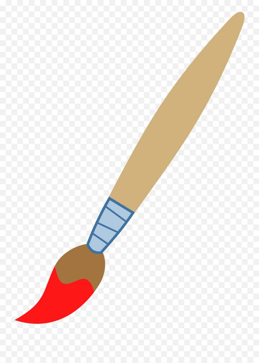 Library Of Paint Brush And House Image - Paintbrush Clipart Emoji,Toothbrush Clipart