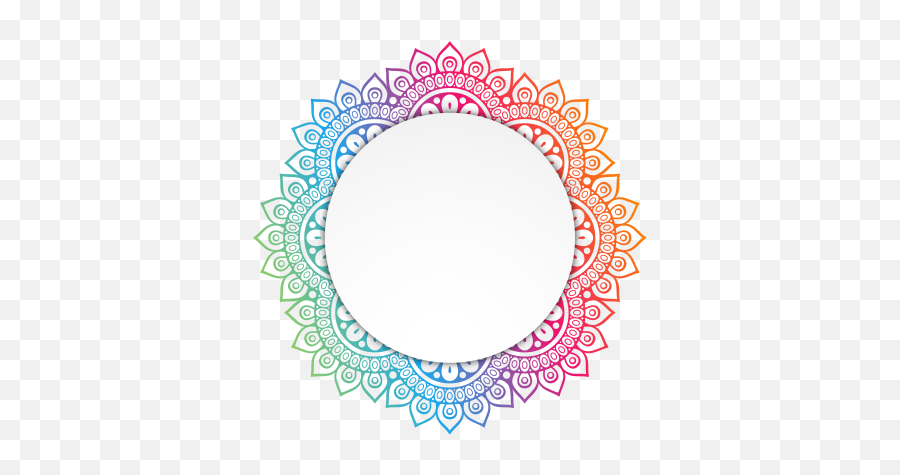 Round Gradient Circle Ornaments - Decorative Emoji,Circle Png