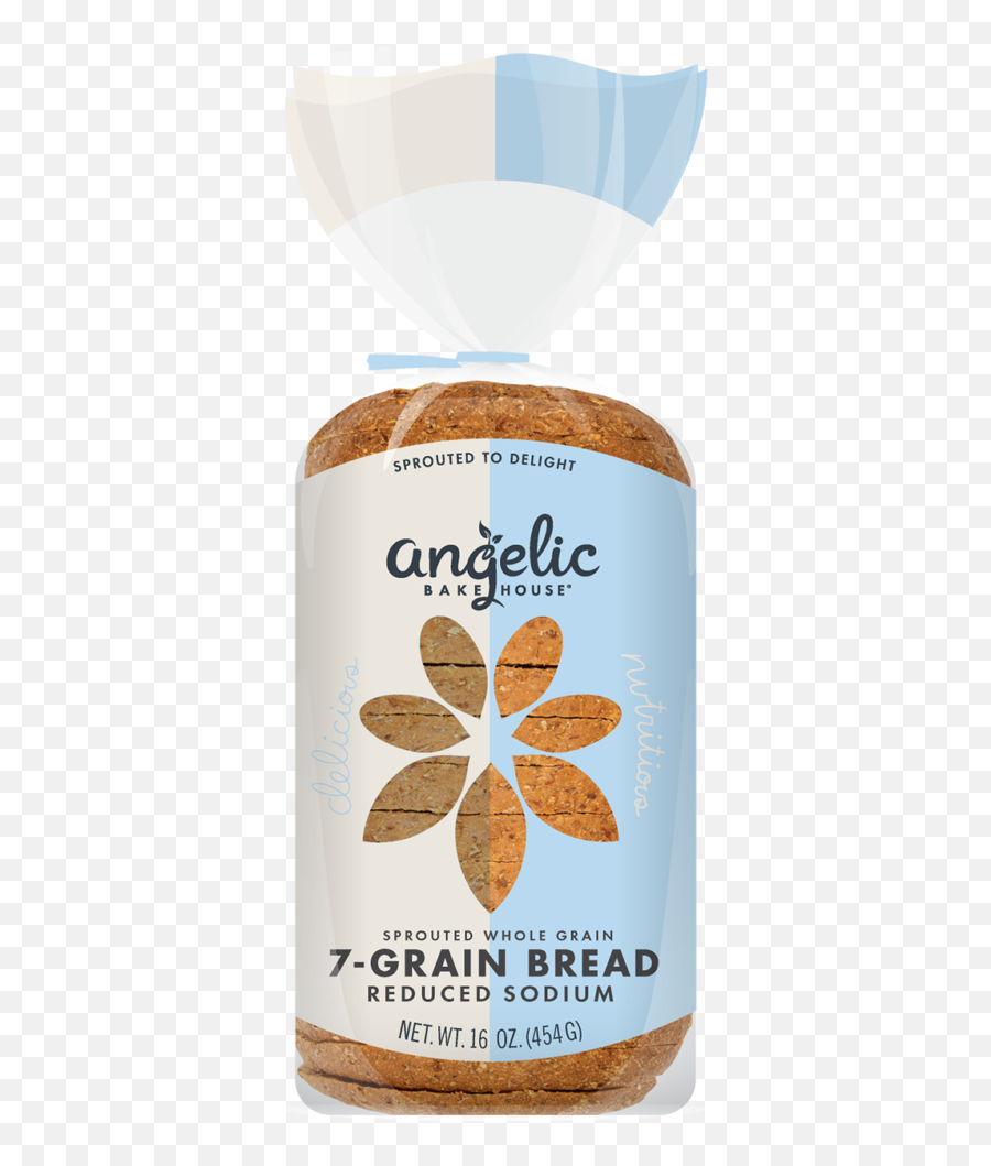 Low Sodium Bread - Angelic Bakehouse Sprouted 7 Grain Bread Emoji,Loaf Of Bread Png