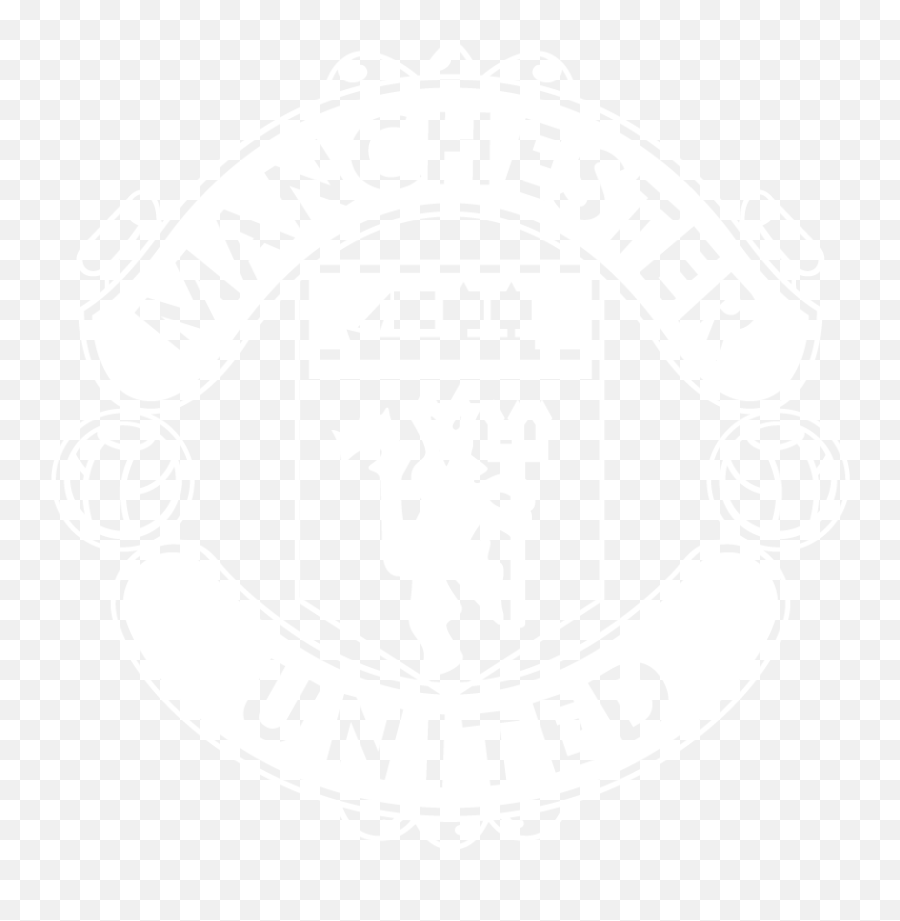 Man Utd - Man Utd Logo White Png Emoji,Utd Logo