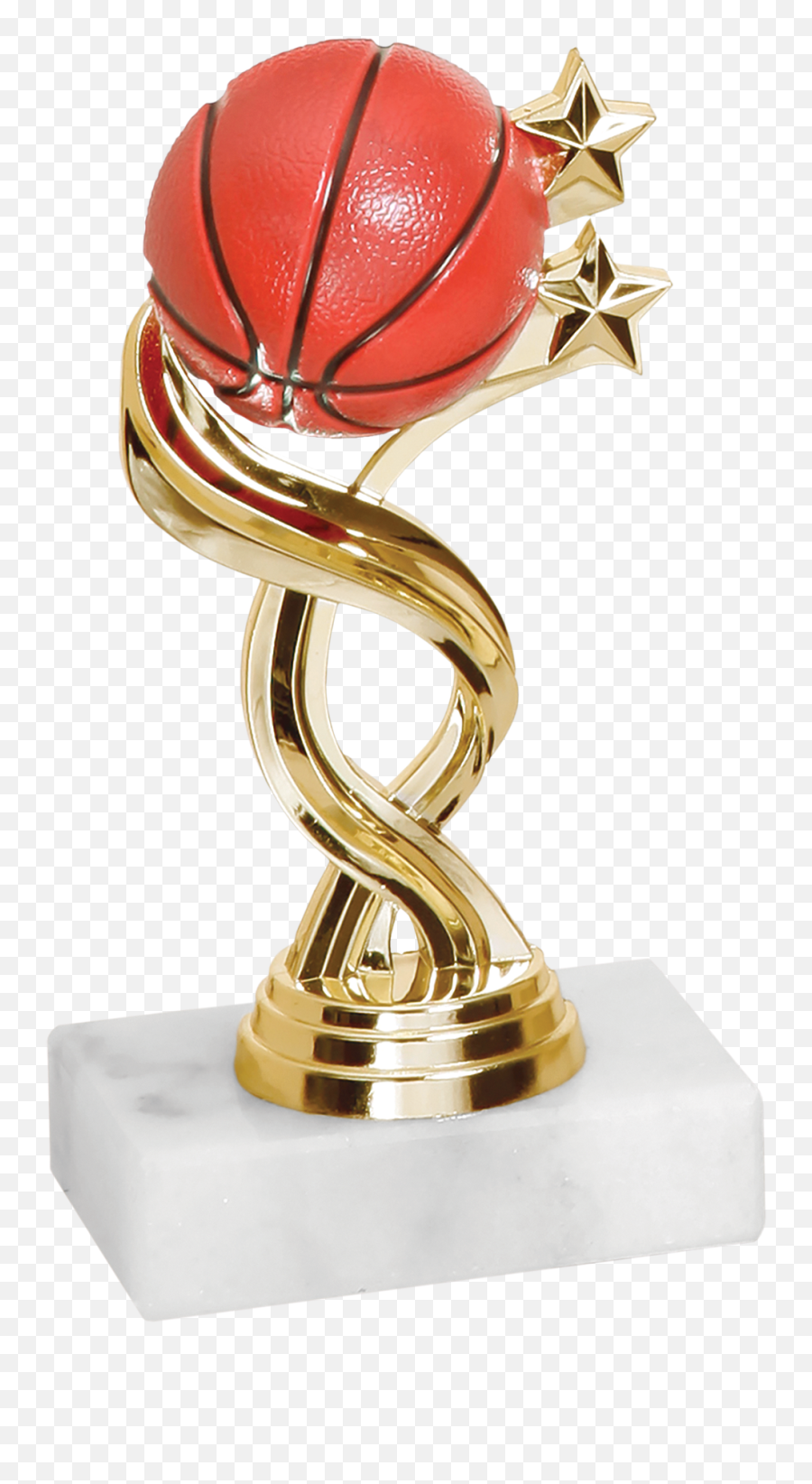 Twisted Basketball Trophy - Basketball Trophy Png Basketball With A Trophy Emoji,Trophy Png