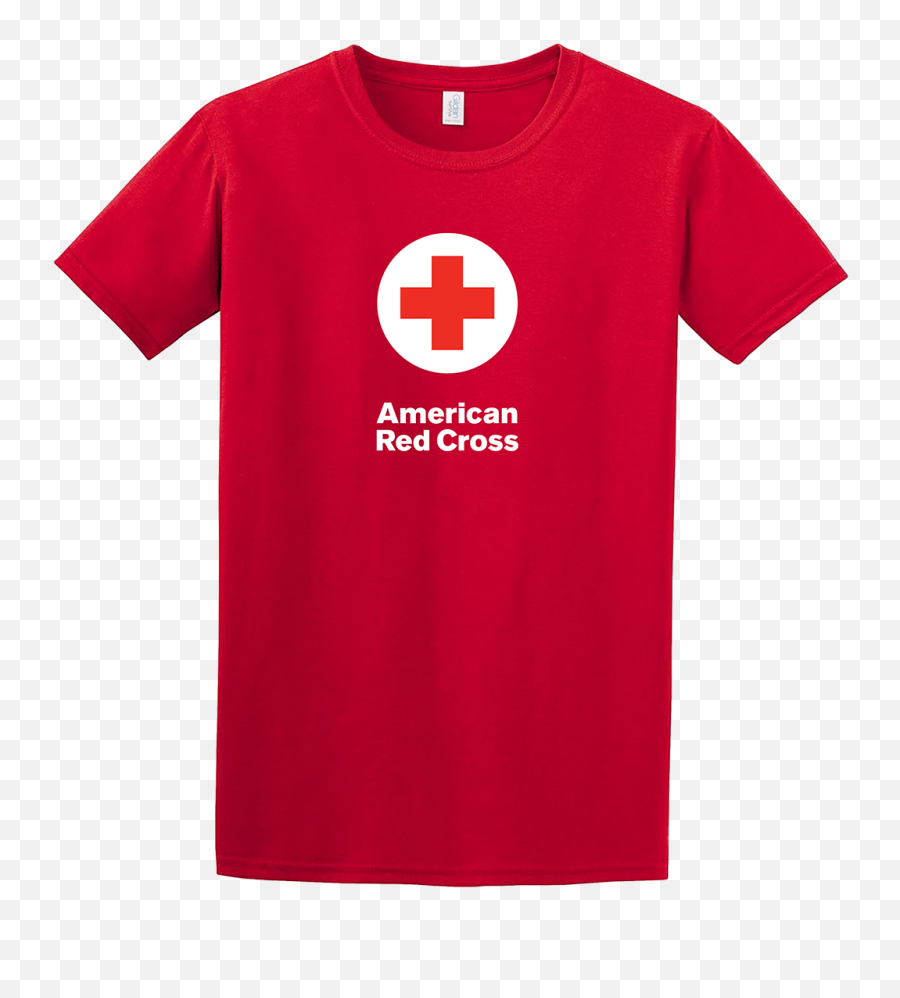 Unisex 100 Cotton T - Shirt With Arc Logo Red Cross Store Logo Red Cross T Shirt Emoji,Red Logo