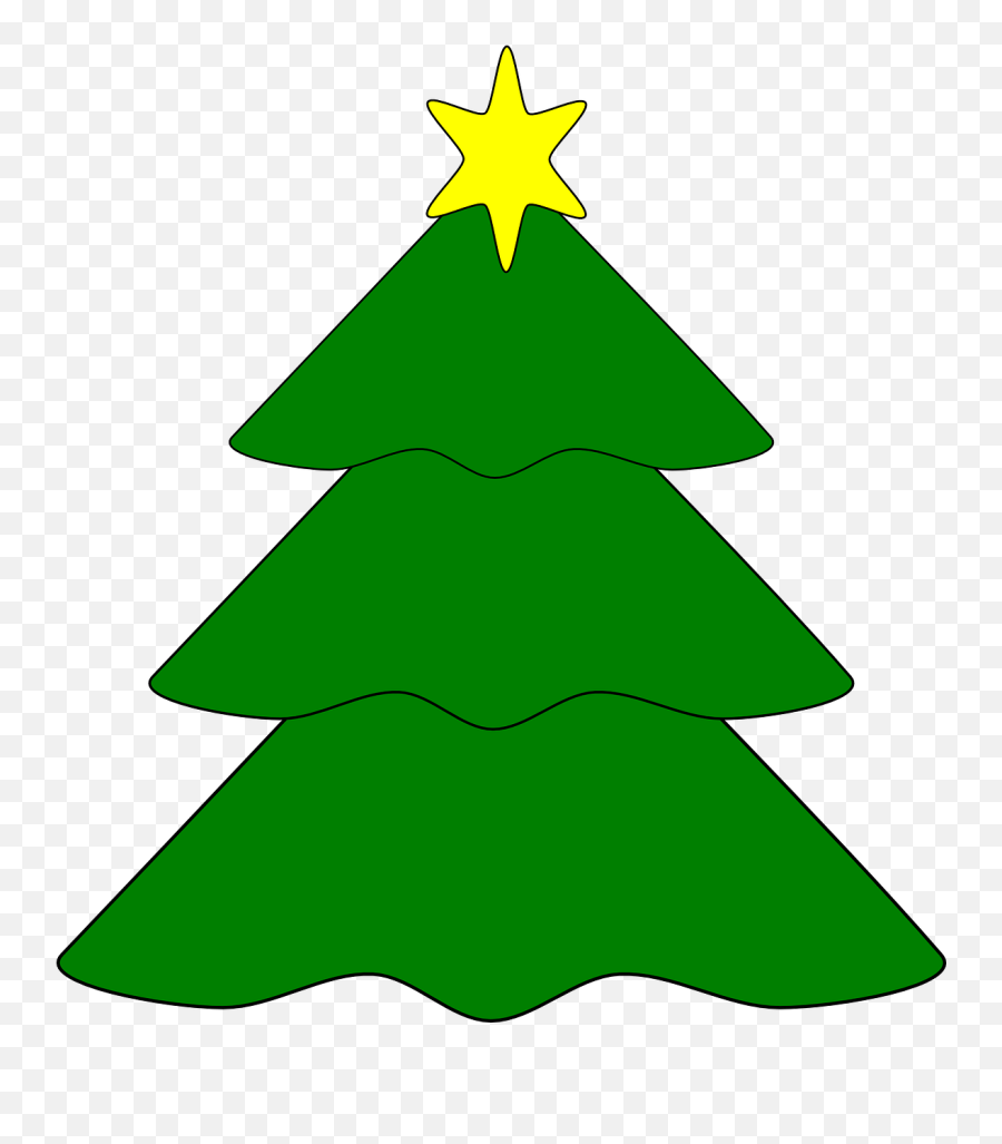 Free Vector Graphic - Christmas Tree Clipart Full Size Emoji,Christmas Tree Clipart Png