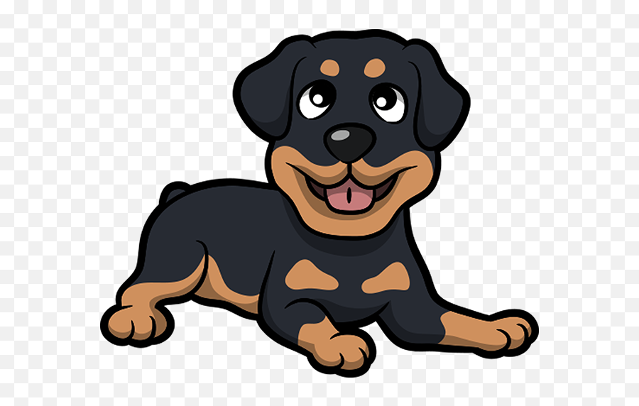 Rottwemoji - Rottweiler Emoji U0026 Stickers By Salaheddine Lahrar,Rottweiler Clipart
