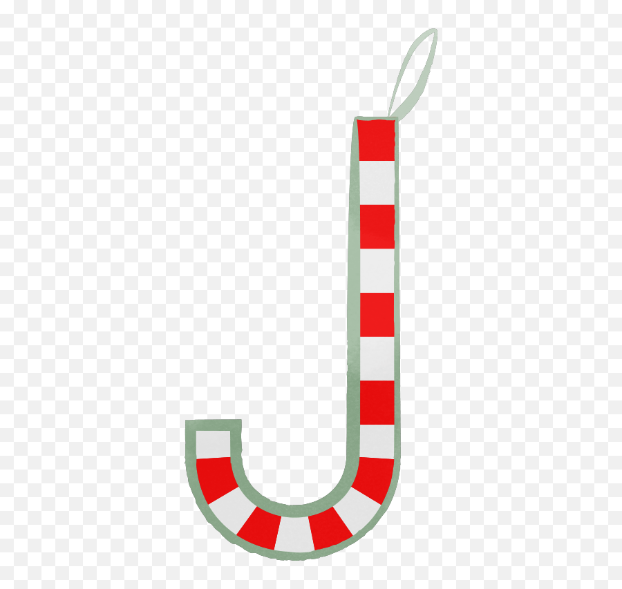 Christmas Ornament Candy Cane - Cute2u A Free Cute Emoji,Letter J Clipart