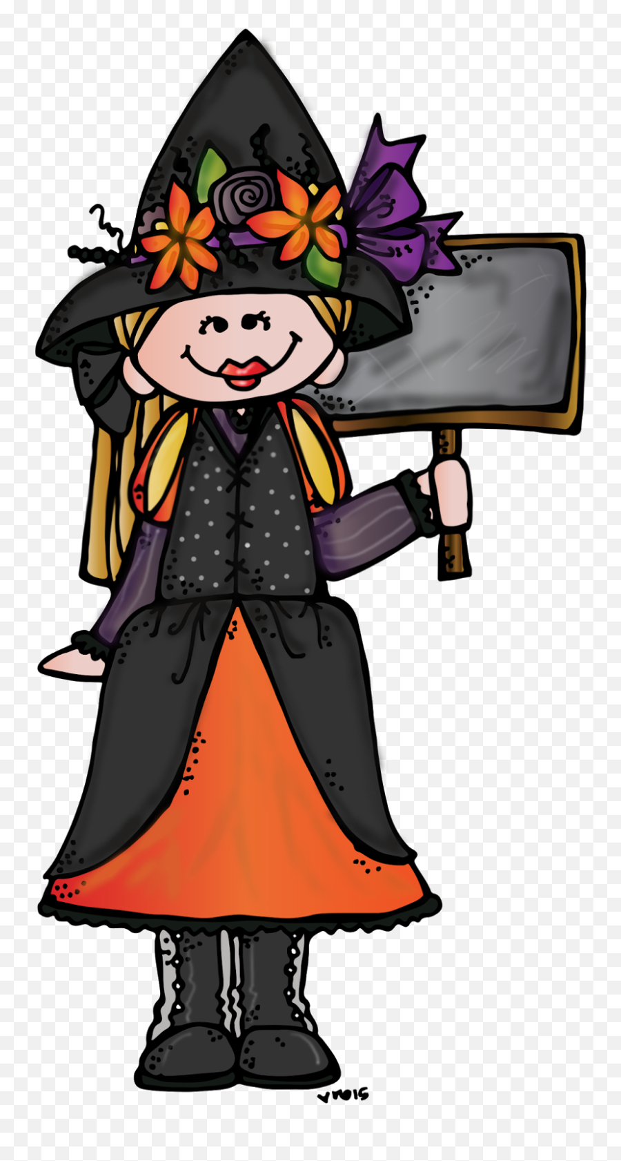 How Cute Is This Witchy Melonheadz I Just Love Nikki Emoji,Scary Halloween Clipart