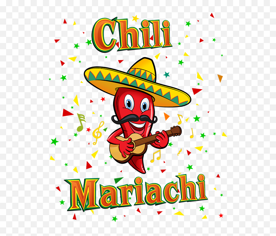 Chili Mariachi Onesie For Sale By Peter Awax Emoji,Mariachi Png