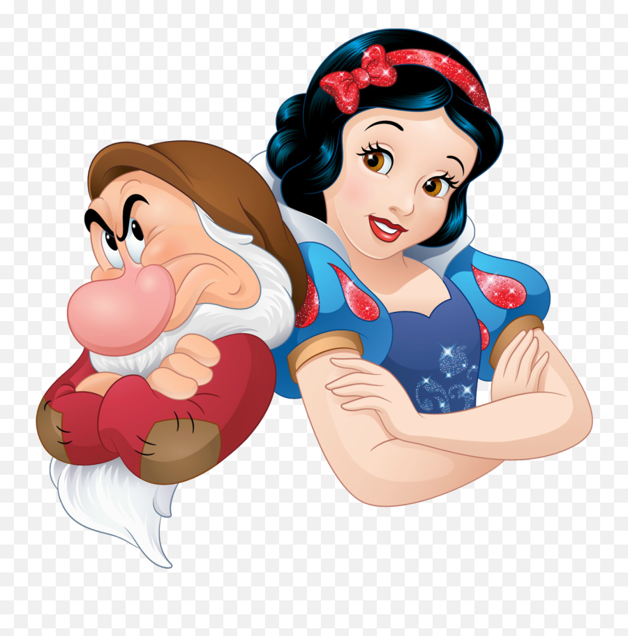 Snow White X Grumpy Clipart - Full Size Clipart 5392415 Emoji,Grumpy Clipart