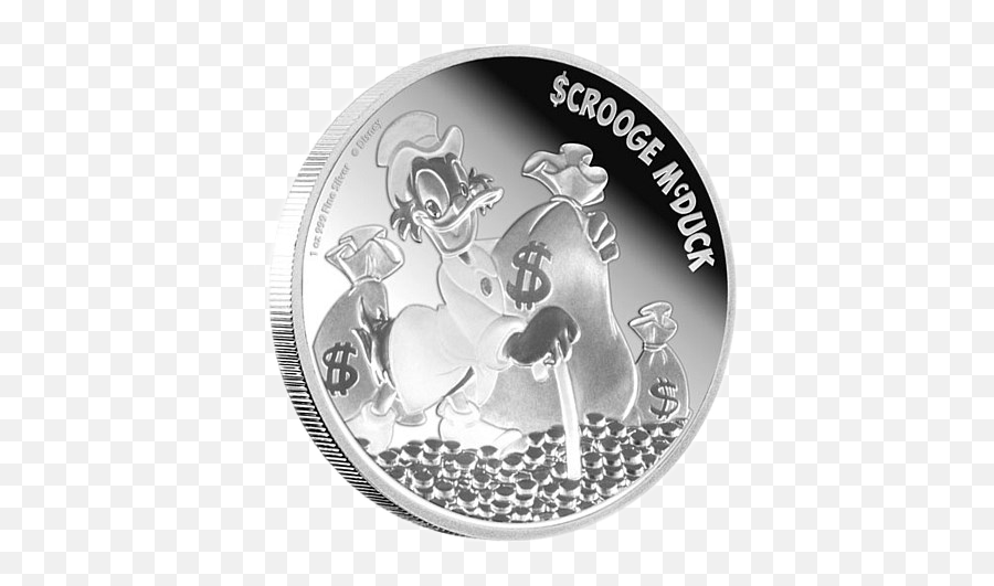 Niue 2015 Disney U2013 Scrooge Mcduck Proof Silver 1oz Emoji,Scrooge Mcduck Png