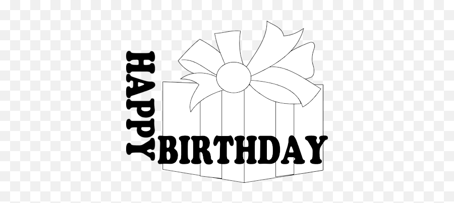 Best Birthday Clip Art Black And White - Birthday Clipart Funny Black And White Emoji,Free Birthday Clipart