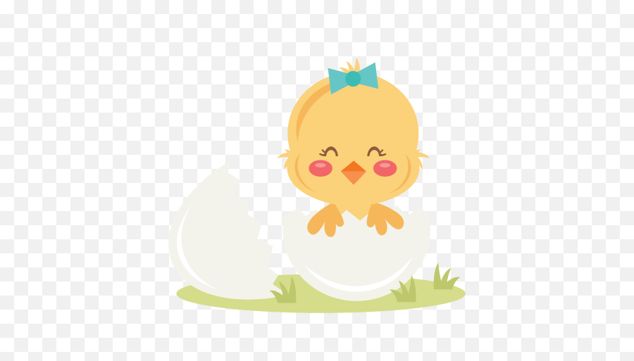Easter Chick Svg Scrapbook Cut File - Chicken Easter Svg Free Emoji,Chick Clipart