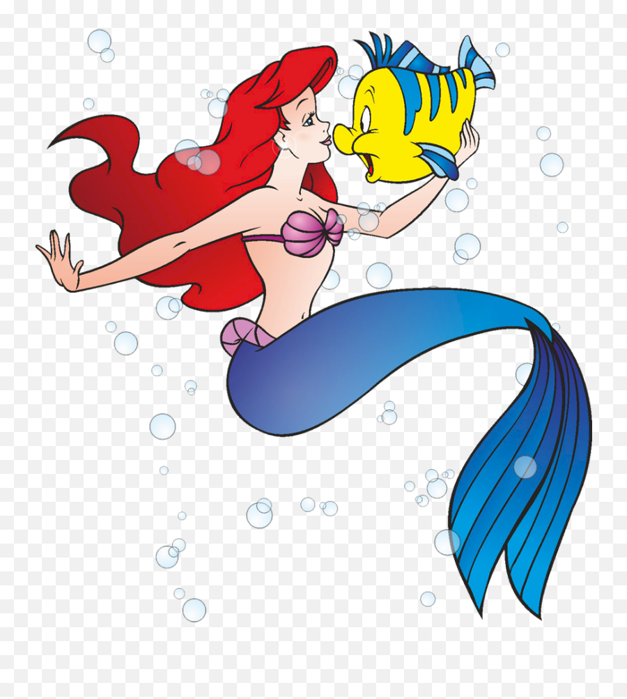 Cute Little Mermaid Clipart Transparent - Sebastian The Crab Emoji,Mermaid Clipart