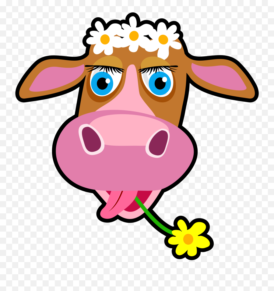 Clipart Cow Face Clipart Cow Face - Clip Art Cartoon Cow Emoji,Cow Face Clipart