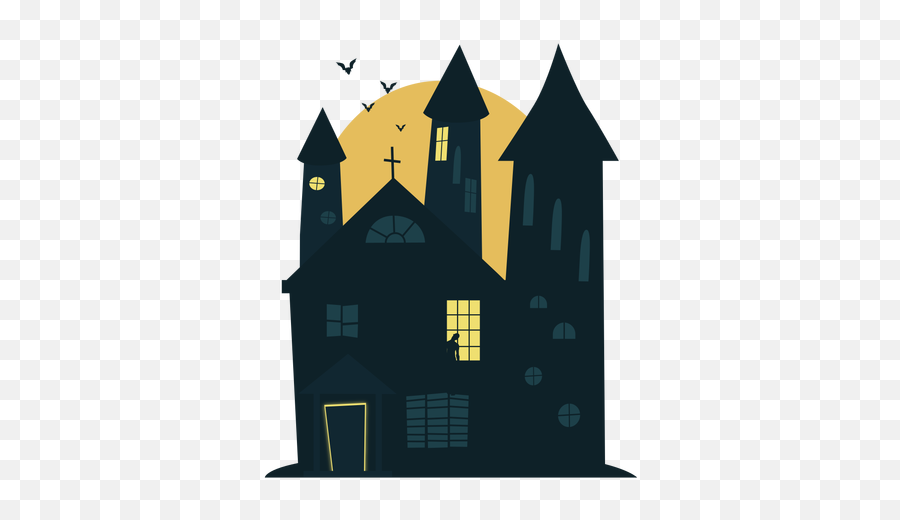 Cartoon House Png Image - Burnsocial Haunted House Png Emoji,House Transparent