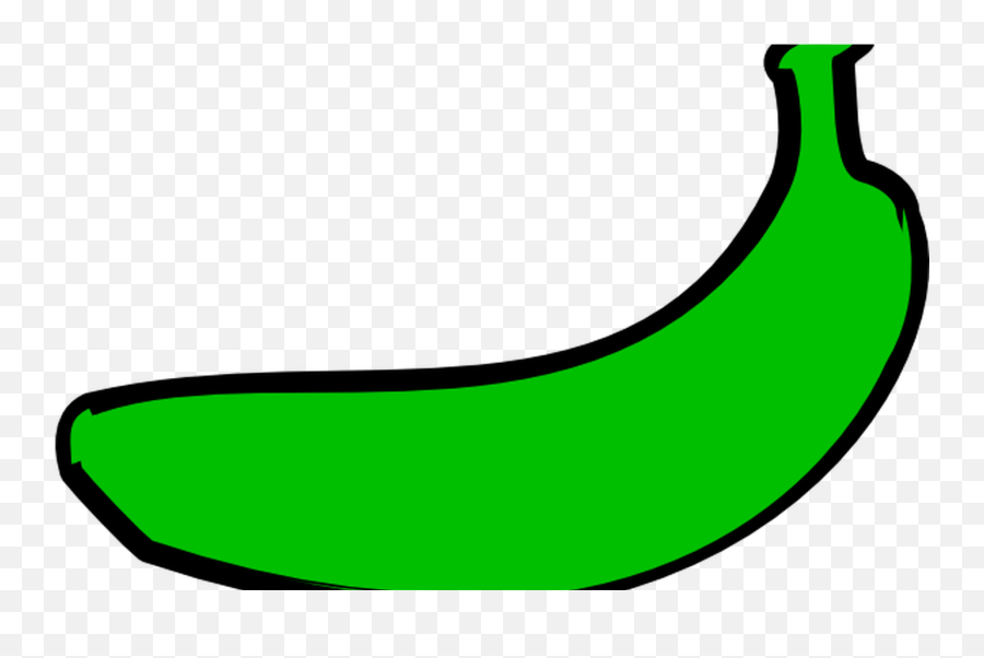 Unripe Banana Clipart Clipground - Unripe Banana Clip Art Emoji,Banana Clipart