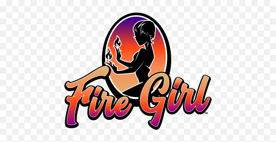 Fire Girl Logo Design And Brand - Girl Is On Fire Logo Emoji,Girl Logo